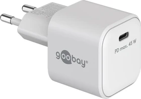 Wentronic Goobay USB-C PD GaN Fast Charger Nano (45W) weiß