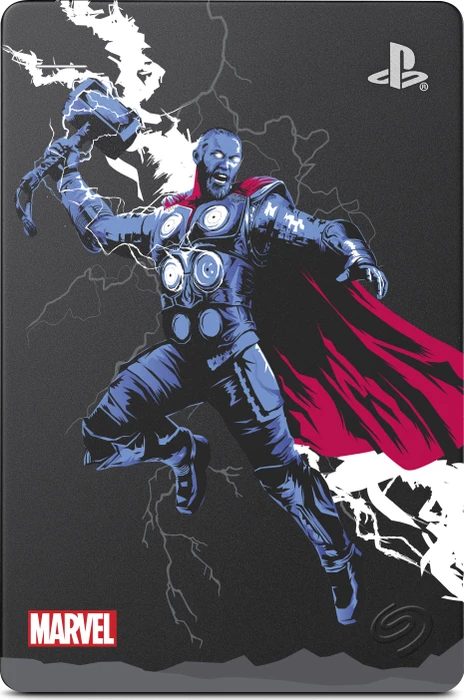 Seagate Game Drive for PlayStation - Marvel Avengers Limited Edition, 2TB, Thor, USB 3.0 Micro-B