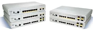 Cisco Catalyst 2960-C Compact LAN Base Desktop Managed Switch, 8x RJ-45, 2x RJ-45/SFP, 124W PoE