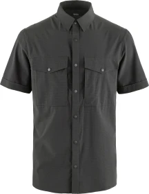 Fjällräven Abisko Trekking Hemd kurzarm dark grey (Herren)