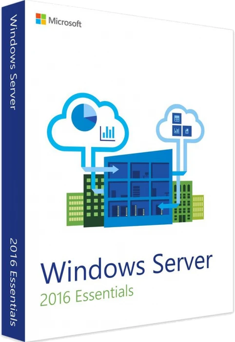 Microsoft Windows Server 2016 Essentials 64Bit, 2 Cores, OEM/DSP/SB, ESD (deutsch) (PC)