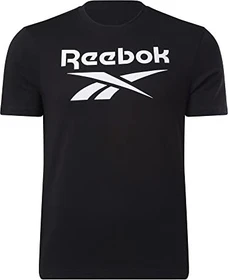 Reebok Identity Big Logo T-Shirt kurzarm schwarz (Herren)