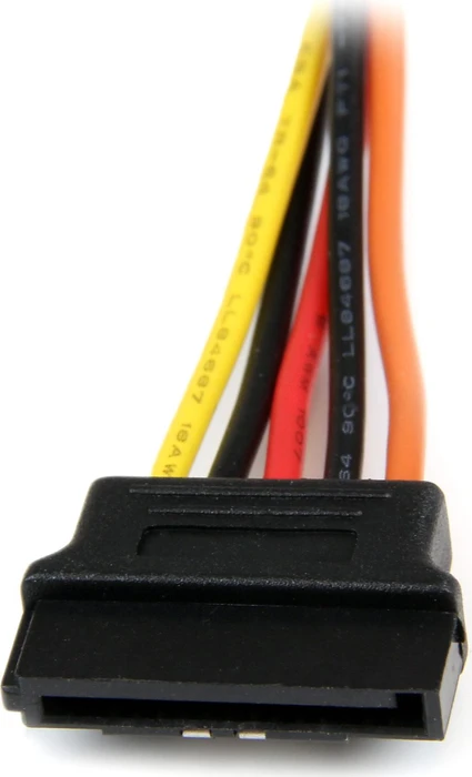StarTech Y-Stromkabel SATA 15-Pin Stecker auf 2x SATA 15-Pin Buchse, 0.15m