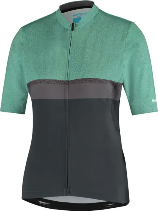 Shimano Sumire Trikot kurzarm transparent green (Damen)