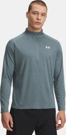Under Armour Tech Textured Funktionsshirt langarm jasper blue/white (Herren)
