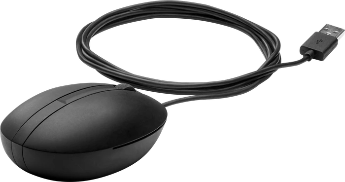HP Wired Desktop 320M Mouse, schwarz, USB