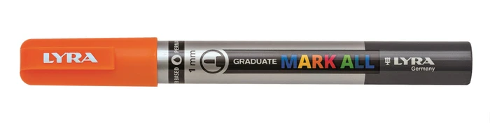 Lyra Graduate Mark All Permanentmarker 1mm orange