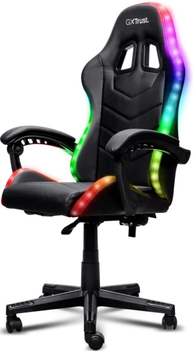 Trust Gaming GXT 704 Roniq RGB Gamingstuhl, schwarz