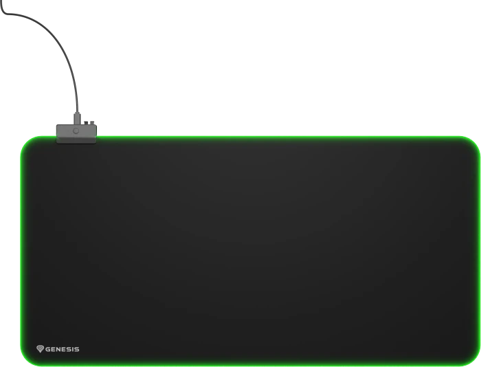 Genesis Boron 500 XXL RGB Gaming Mousepad, 800x400mm, schwarz