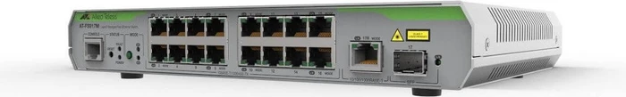 Allied Telesis CentreCOM FS900M Desktop Managed Switch, 16x RJ-45, 1x RJ-45/SFP