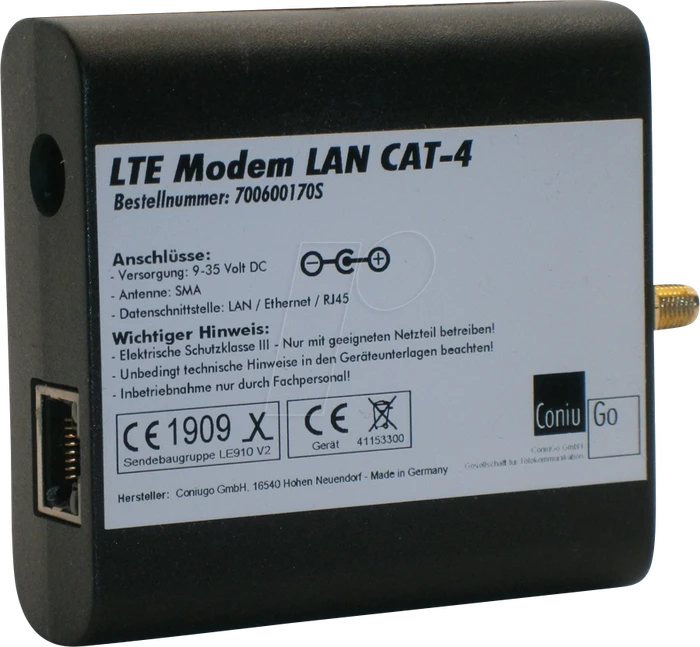 ConiuGo LTE GSM Modem CAT 4, LAN-Version