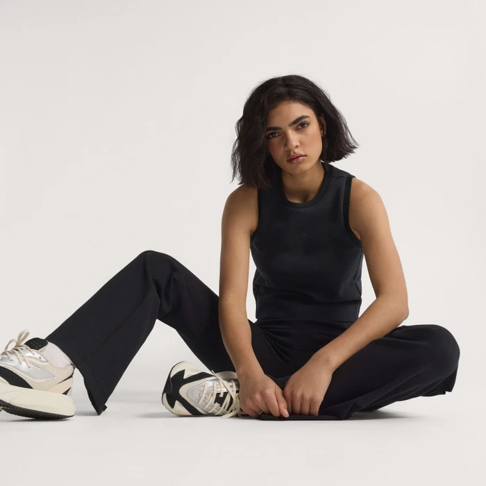 adidas Soft Lux Trainingshose lang schwarz (Damen)