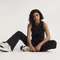 adidas Soft Lux Trainingshose lang schwarz (Damen) Vorschaubild