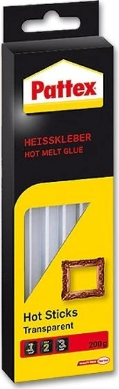 Pattex Hot Sticks Made at Home Heißklebepatronen transparent, 10 Stück