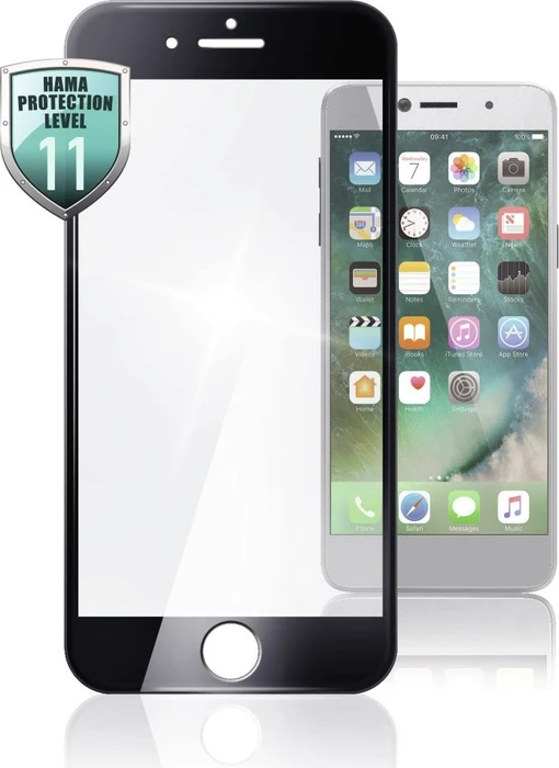 Hama 3D-Full-Screen-Schutzglas für Apple iPhone 7 Plus/iPhone 8 Plus schwarz