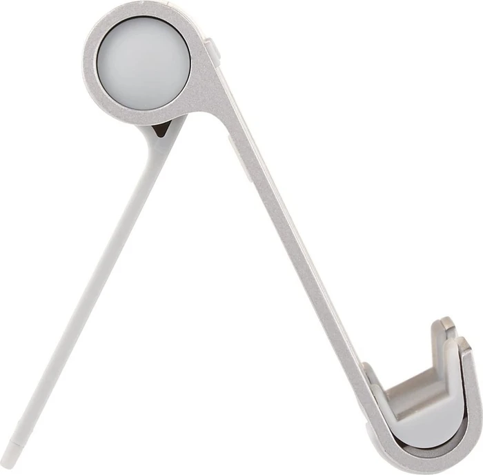 AmazonBasics tragbarer verstellbarer Ständer, Tablet-Stand 4-10", silber