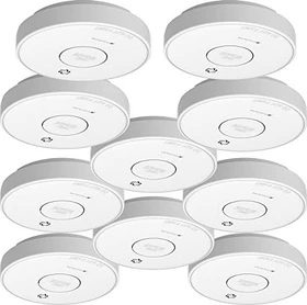 VisorTech RWM-470 Funk-Rauchmelder, 10er-Pack