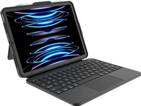 Deqster Prime Keyboard-Case für iPad 10.9" (10. Gen), iPad 11" (A16), schwarz, DE