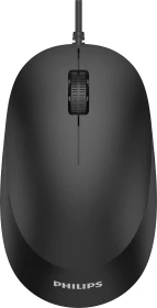 Philips 2000 Series Silent Wired Mouse, schwarz, USB (SPK7207B)