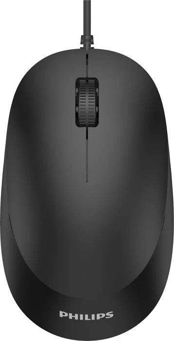 Philips 2000 Series Silent Wired Mouse, schwarz, USB