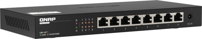QNAP QSW-1100 Desktop 2.5G Switch, 8x RJ-45