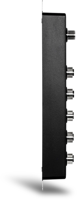 TRENDnet TI Hardened Industrial Railmount Gigabit Switch, 5x M12, 120W PoE+