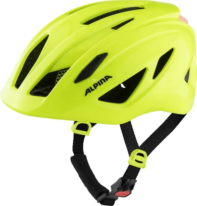 Alpina Pico Flash Kinderhelm be visible gloss