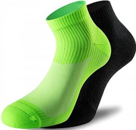 Lenz Running 3.0 Laufsocken flash green/black, 2 Paare