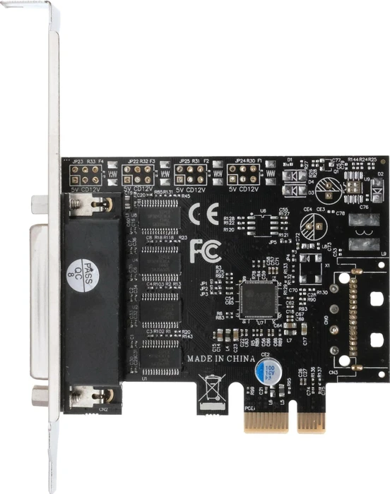 Exsys 4x seriell RS232, PCIe x1