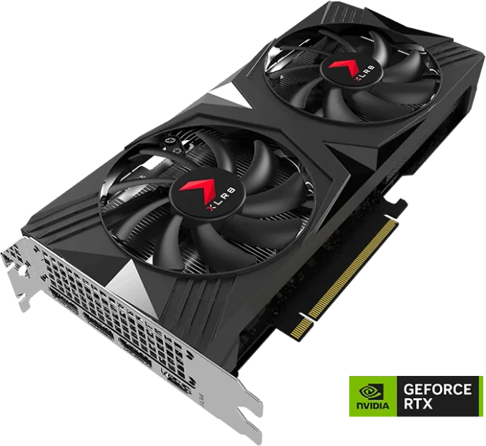 PNY GeForce RTX 4060 Ti XLR8 Gaming Verto Overclocked Dual Fan, 16GB GDDR6, HDMI, 3x DP