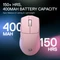 Redragon M916 K1NG Pro 4K Wireless Gaming Mouse pink, USB/Bluetooth Vorschaubild