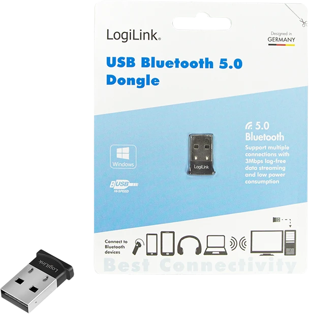 LogiLink Bluetooth 5.0 Dongle, USB-A 3.0 [Stecker]