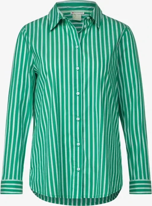 Street One Streifen Hemd langarm fresh spring green (Damen)