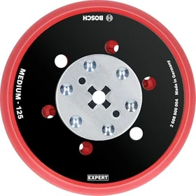Bosch Professional Expert Multiloch Schleifteller für Exzenterschleifer mittelhart, 125mm, 1 Stück