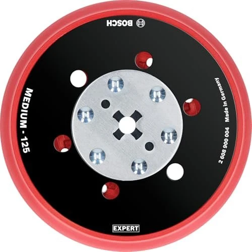 Bosch Professional Expert Multiloch Schleifteller für Exzenterschleifer mittelhart, 125mm, 1 Stück
