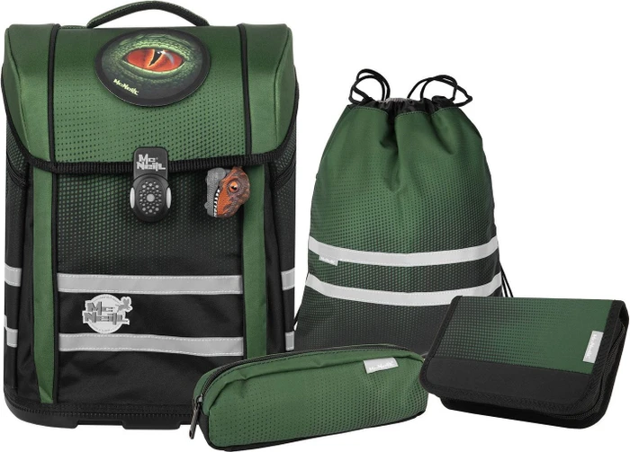 McNeill Perfecto Gradient Grass Schultaschen-Set, 5-tlg.