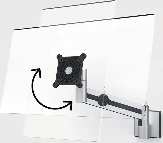 Durable Monitor Halterung silber