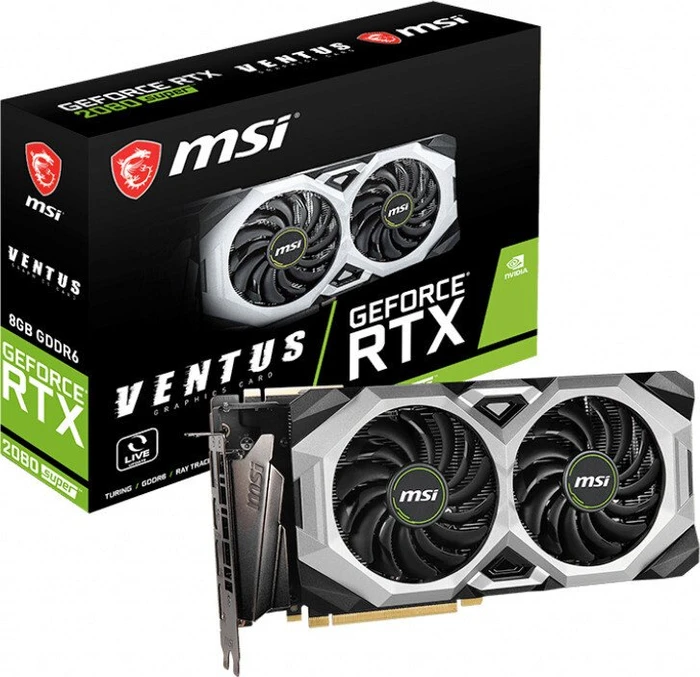 MSI GeForce RTX 2080 SUPER Ventus XS, 8GB GDDR6, HDMI, 3x DP