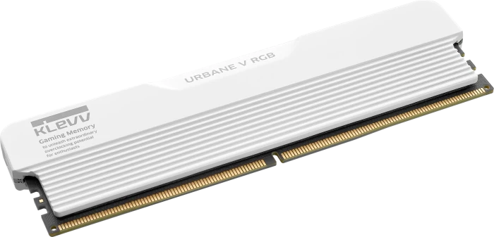 Klevv Urbane V RGB Brilliant White UDIMM 64GB Kit, DDR5-6400, CL32-38-38-78