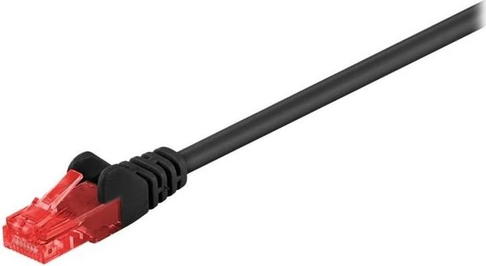 goobay Patchkabel, Cat6, S/FTP, RJ-45/RJ-45, 20m, schwarz
