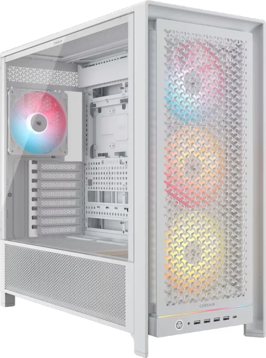 Corsair Geh Midi FRAME 5000D RS ARGB Airflow Case White Gehäuse (CC-9011310-WW)