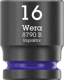 Wera 8790 B Impaktor Außensechskant Steckschlüssel 3/8", 16x30mm