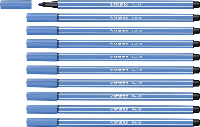 STABILO Pen 68 dunkelblau, 10er-Pack