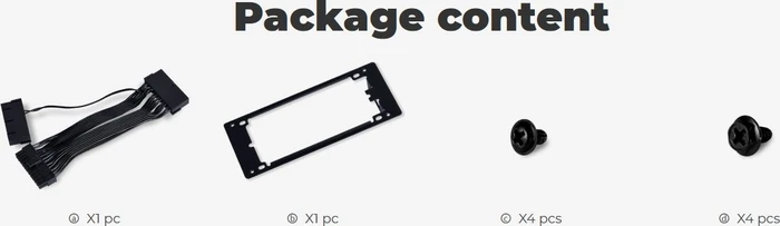 Lian Li O11 Mini Dual PSU Bracket Kit, Dual Netzteilhalterung, schwarz