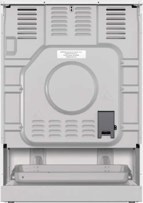 Gorenje GEC6C40WD Elektroherd mit Glaskeramik-Kochfeld