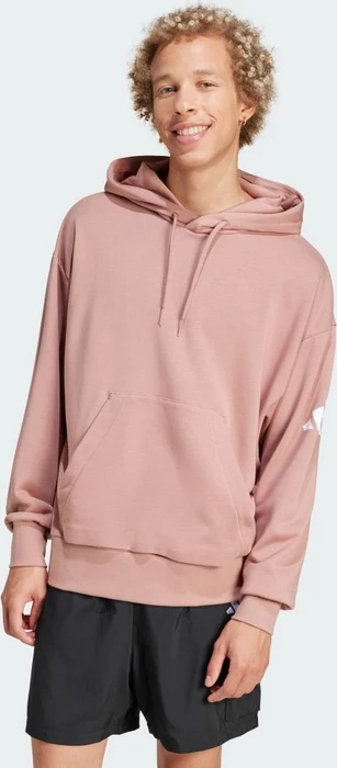 adidas Essentials Loose-Fit 3-Streifen Logo French Terry Hoodie (Herren)