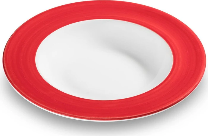 Gmundner Keramik Variation Suppenteller 24cm rubinrot