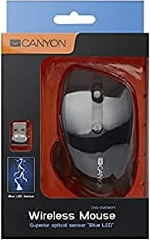 Canyon CNS-CMSW01B Wireless Mouse black, USB