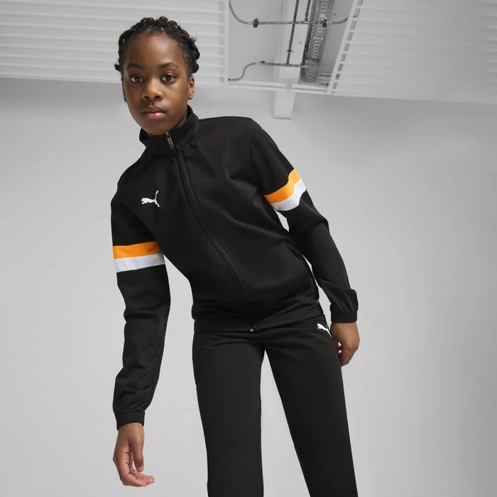 Puma individualRISE Trainingsanzug puma black/heat fire (Junior)