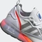 adidas ZX 2K Boost cloud white/silver metallic/glow blue (Herren) Vorschaubild
